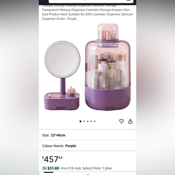 Make up storage, propagation station, mini greenhouse - Picture 6 of 6